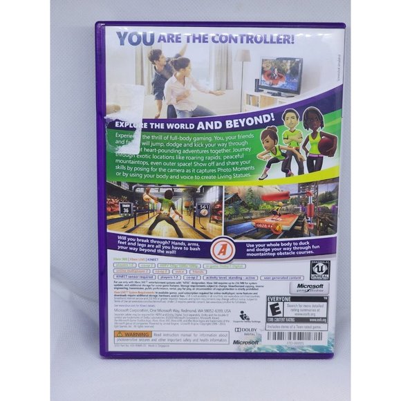 Kinect Adventures (Microsoft Xbox 360, 2010) Family Video Game Minor Marks - Picture 4 of 15